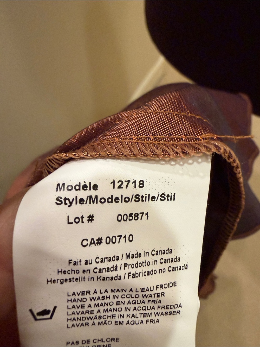 Joseph ribkoff Copper Brown Blouse - Picture 8 of 9